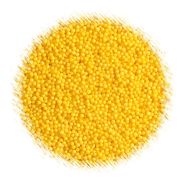 Golden Yellow Nonpareils | www.sprinklebeesweet.com