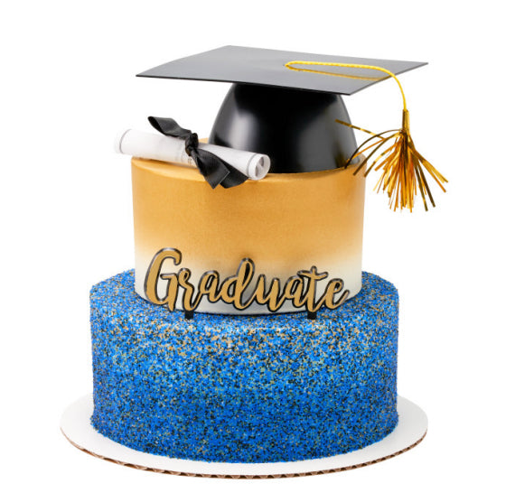 Graduation Cake Toppers Set: Graduate | www.sprinklebeesweet.com