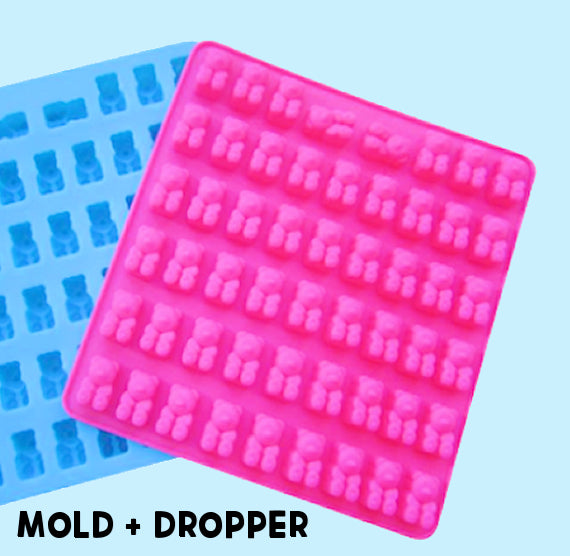 Gummy Bear Candy Mold with Dropper: Modern | www.sprinklebeesweet.com