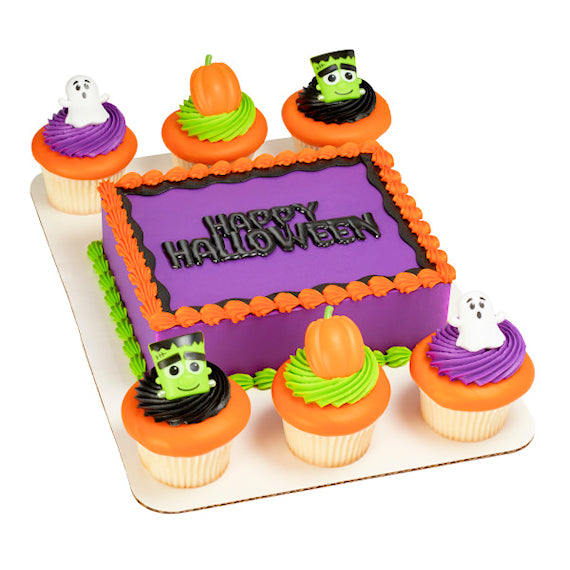 Halloween Cupcake Topper Rings | www.sprinklebeesweet.com