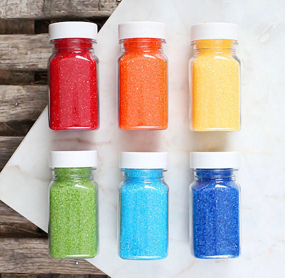 Happy Rainbow Sanding Sugar Set | www.sprinklebeesweet.com