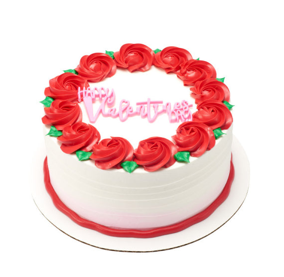 Happy Valentine's Day Cake Toppers Set | www.sprinklebeesweet.com
