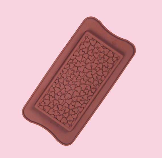 Heart Chocolate Bar Mold | www.sprinklebeesweet.com
