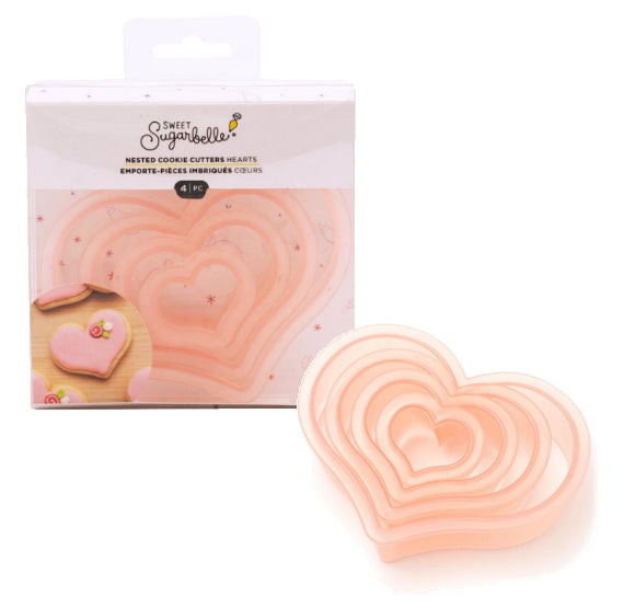 Sweet Sugarbelle Heart Cookie Cutter Set | www.sprinklebeesweet.com