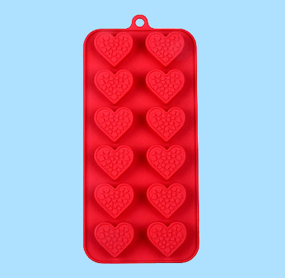 Valentine's Day Candy Mold: Hearts with Hearts | www.sprinklebeesweet.com