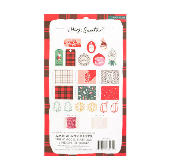 Mini Christmas Gift Wrap Kit | www.sprinklebeesweet.com