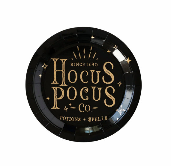 Hocus Pocus Halloween Plates | www.sprinklebeesweet.com