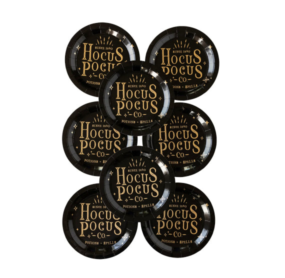 Hocus Pocus Halloween Plates | www.sprinklebeesweet.com