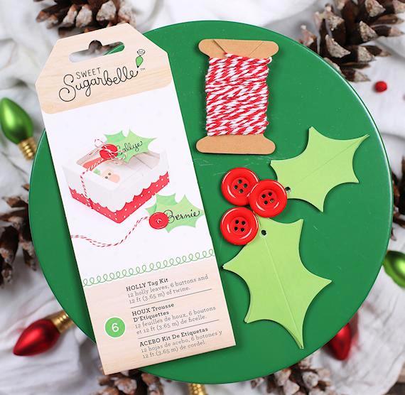 Sweet Sugarbelle Christmas Gift Tags: Holly | www.sprinklebeesweet.com