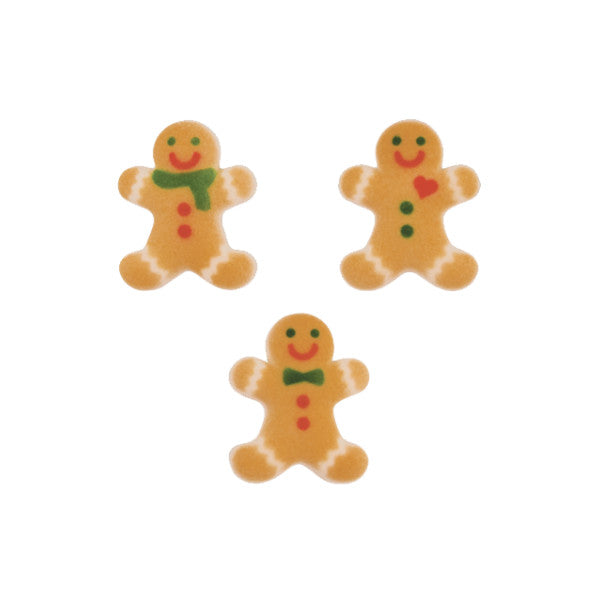 Gingerbread Man Sugar Toppers | www.sprinklebeesweet.com