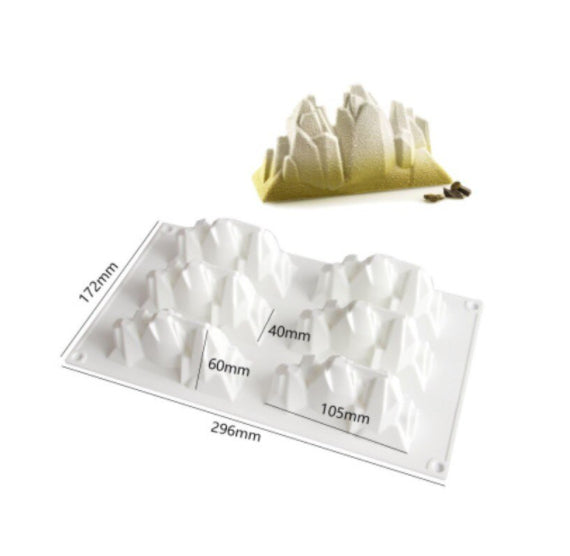 Iceberg Mold: Crystals Cake Gem Mold | www.sprinklebeesweet.com