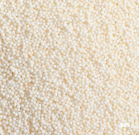 Bulk Nonpareils Ivory Sprinkles, Ivory Bulk Nonpareils + Sprinkles Sprinkle Bee Sweet