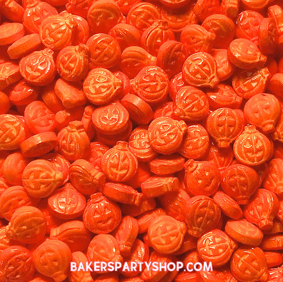 Jack O' Lantern Pumpkin Candy Sprinkles | www.sprinklebeesweet.com
