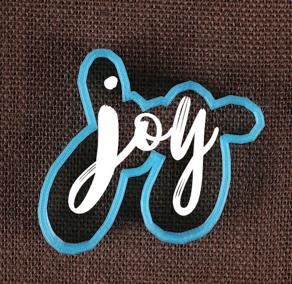 Designer Joy Cookie Cutter | www.sprinklebeesweet.com