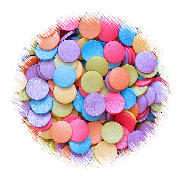 Jumbo Rainbow Dot Sprinkles | www.sprinklebeesweet.com