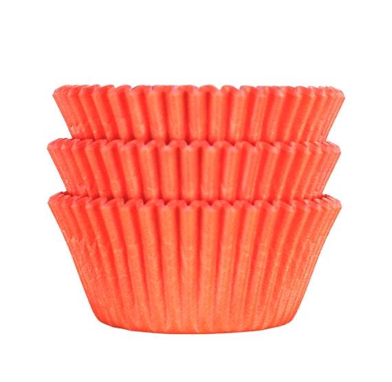 Bulk Jumbo Cupcake Liners: Orange | www.sprinklebeesweet.com