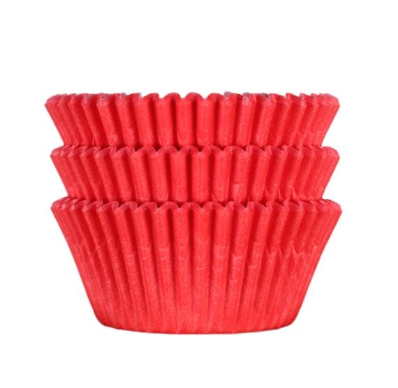 Bulk Jumbo Cupcake Liners: Red | www.sprinklebeesweet.com
