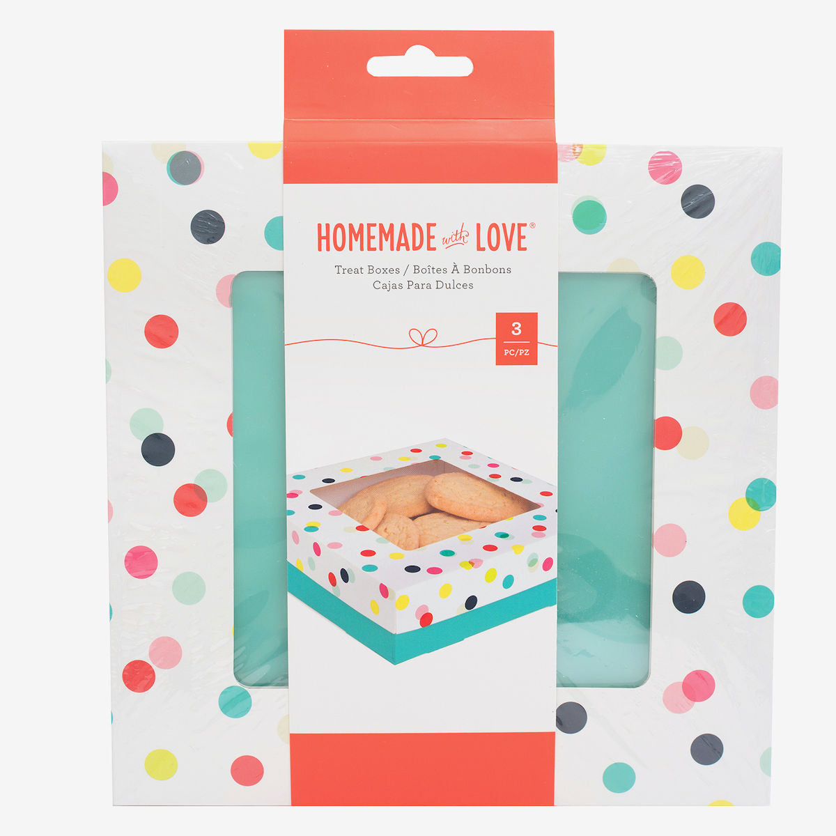Large Cookie Boxes: Party Dots | www.sprinklebeesweet.com