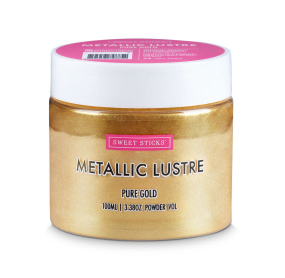 Pure Gold Luster Dust: Two Sizes Available | www.sprinklebeesweet.com