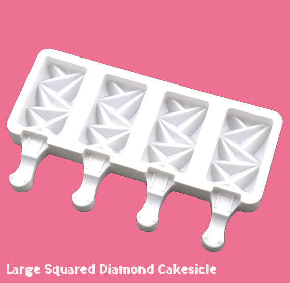 Squared Diamond Cakesicle Mold: Large | www.sprinklebeesweet.com