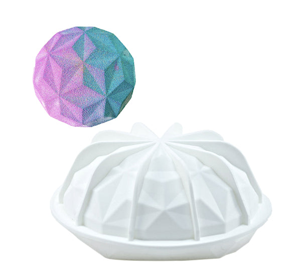 Geometric Round Mold: Large Dome Smash Mold | www.sprinklebeesweet.com