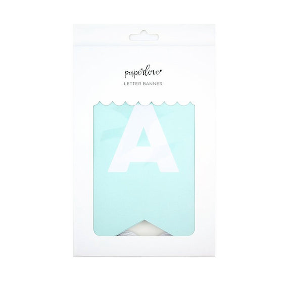 Blue Lettering Banner SALE Letter Banner Kit: Light Blue DIY Banner Create Your Saying ...