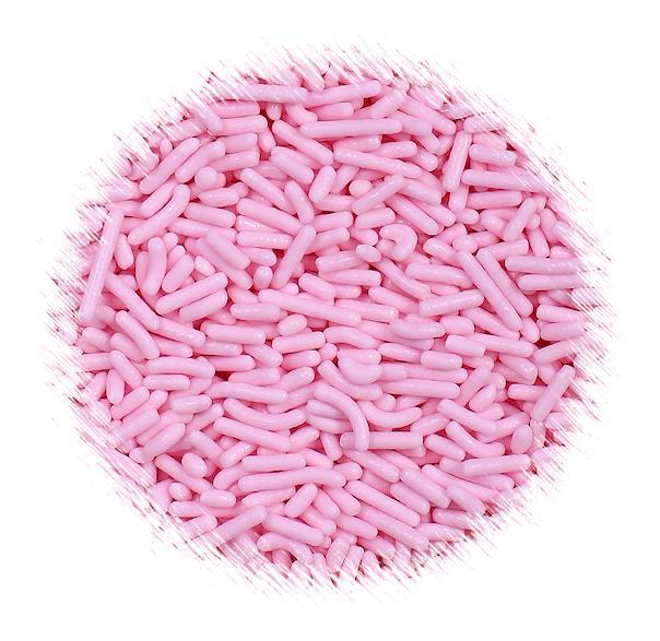 Light Pink Jimmies Sprinkles | www.sprinklebeesweet.com