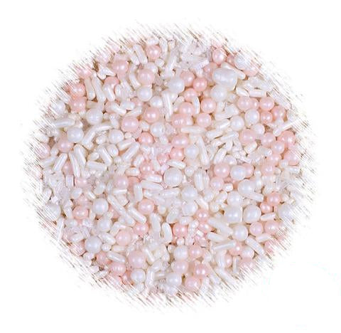 Sprinklefetti™ Light Pink Sprinkle Mix | www.sprinklebeesweet.com