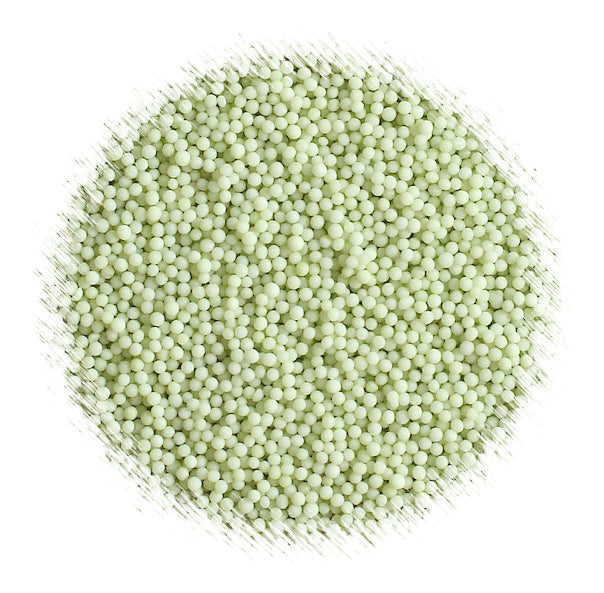 Bulk Nonpareils: Light Sage Green | www.sprinklebeesweet.com