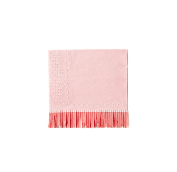 Colorful Party Napkins with Fringe | www.sprinklebeesweet.com
