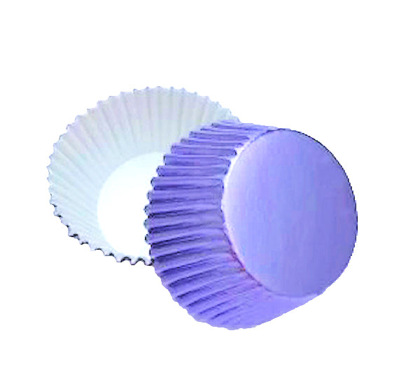 Bulk Cupcake Liners: Light Purple Foil | www.sprinklebeesweet.com