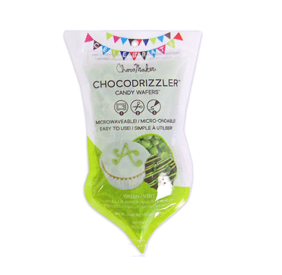 Chocodrizzler Mini Candy Wafers Pouch: Lime | www.sprinklebeesweet.com