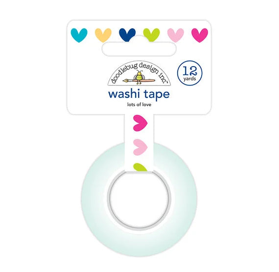 Hearts Washi Tape: Lots of Love | www.sprinklebeesweet.com