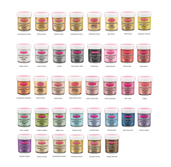 Pink Diamond Luster Dust: Two Sizes Available | www.sprinklebeesweet.com