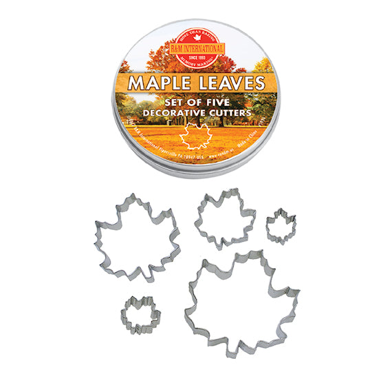 Maple Leaf Cookie Cutters Set | www.sprinklebeesweet.com