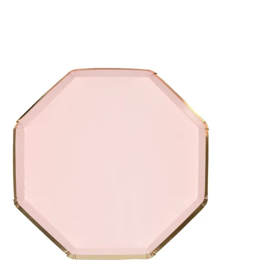 Meri Meri Cocktail Plates: Light Pink | www.sprinklebeesweet.com