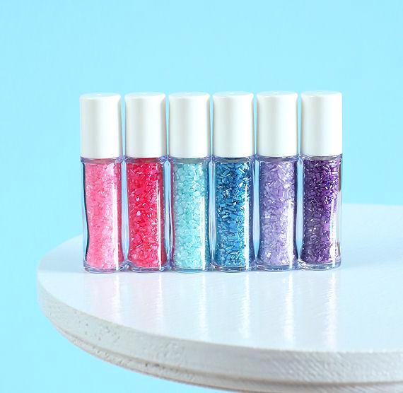 Mini Mermaid Sprinkles Set: Sparkling Sugar | www.sprinklebeesweet.com