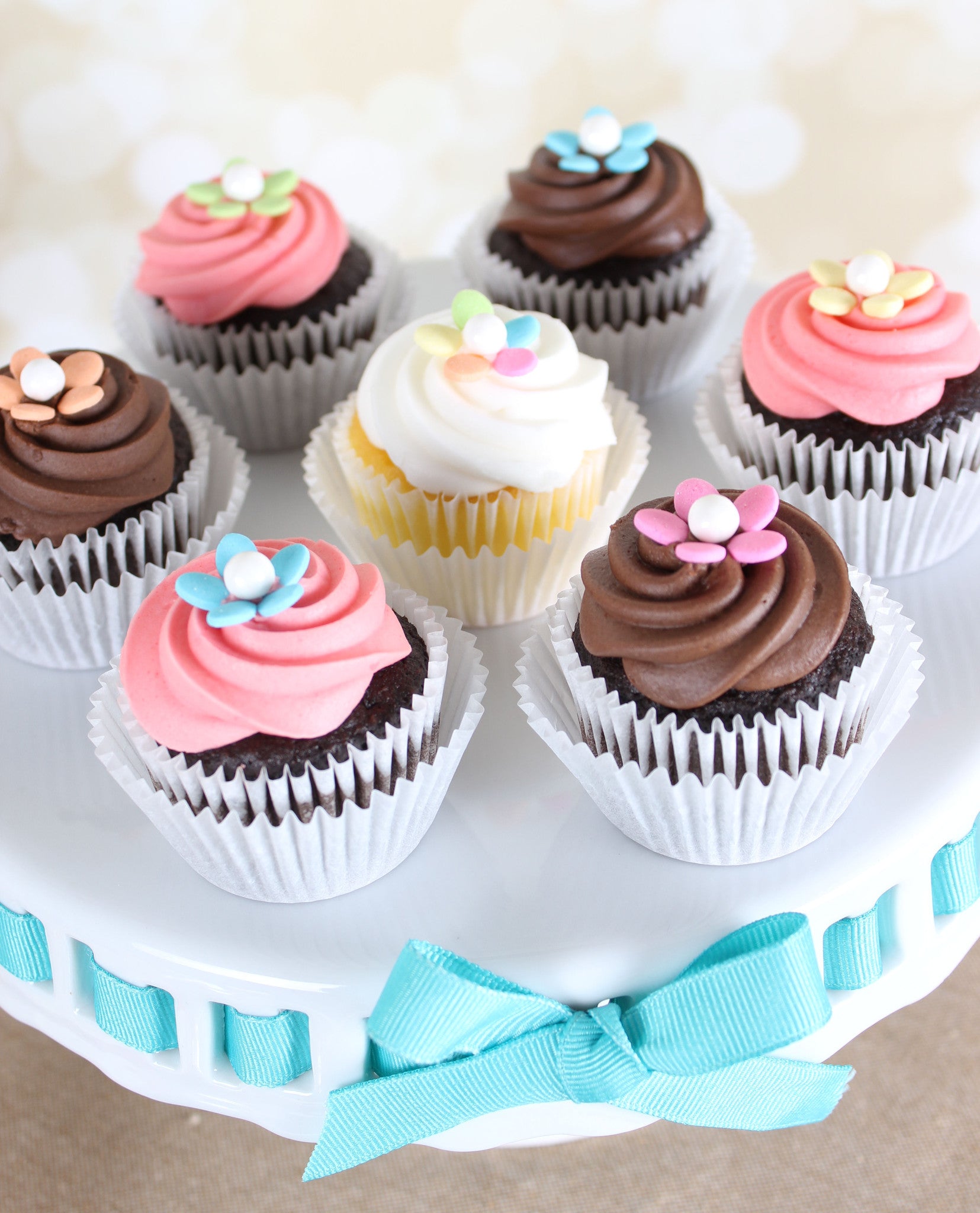 Bulk Midi White Cupcake Liners | www.sprinklebeesweet.com