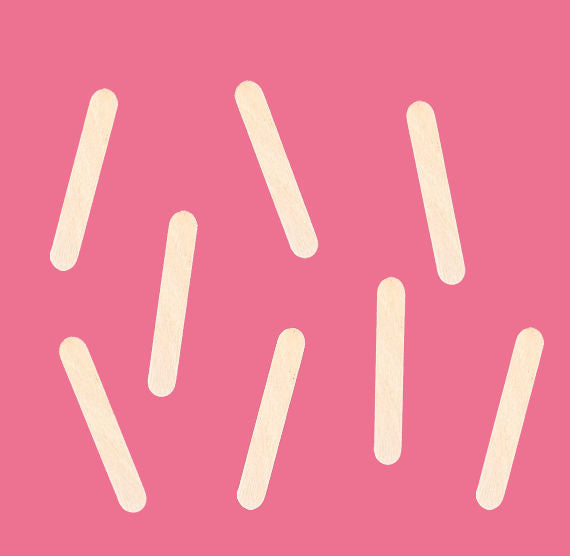 Acrylic Popsicle Sticks: Light Pink