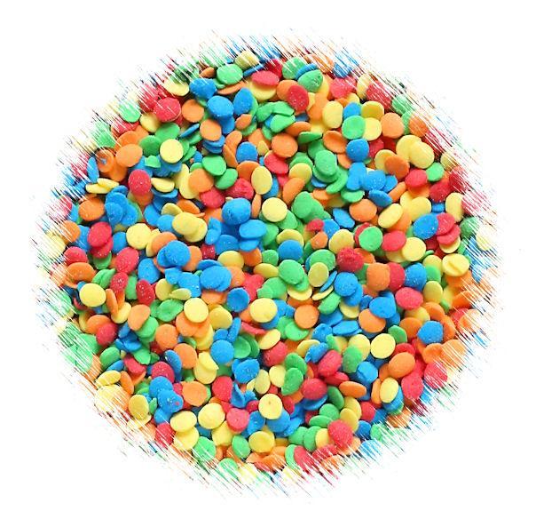 Mini Rainbow Polka Dot Sprinkles | www.sprinklebeesweet.com