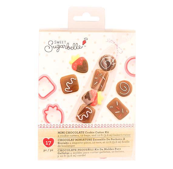 Sweet Sugarbelle Mini Cookie Cutters Kit: Chocolates and Strawberry | www.sprinklebeesweet.com