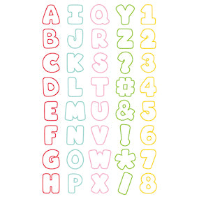 Sweet Sugarbelle Mini Alphabet Cookie Cutters Set | www.sprinklebeesweet.com