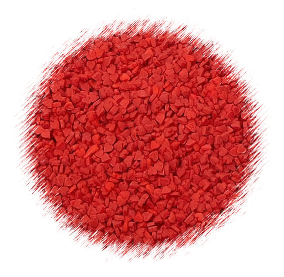 Mini Red Heart Sprinkles: 2mm | www.sprinklebeesweet.com