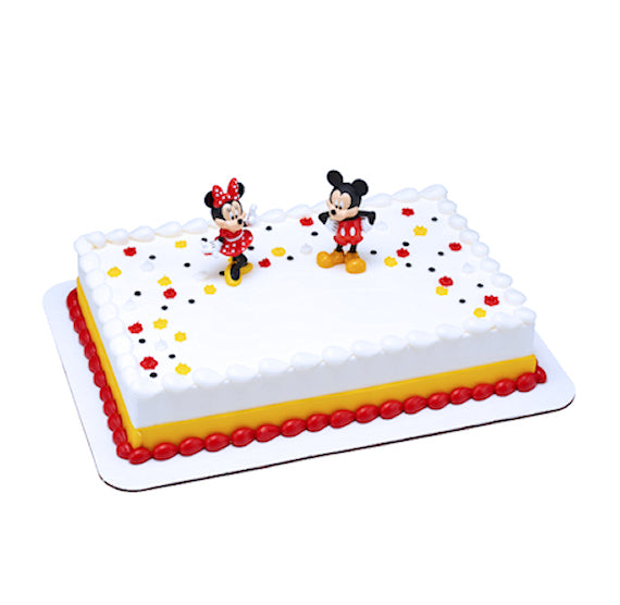 Minnie + Mickey Cake Topper Set | www.sprinklebeesweet.com