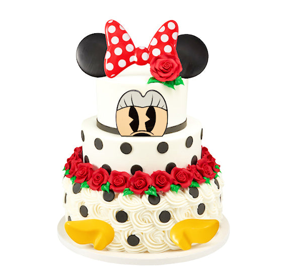 Minnie Mouse Cake Topper Set | www.sprinklebeesweet.com