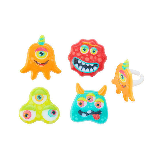 Monster Cupcake Topper Rings | www.sprinklebeesweet.com