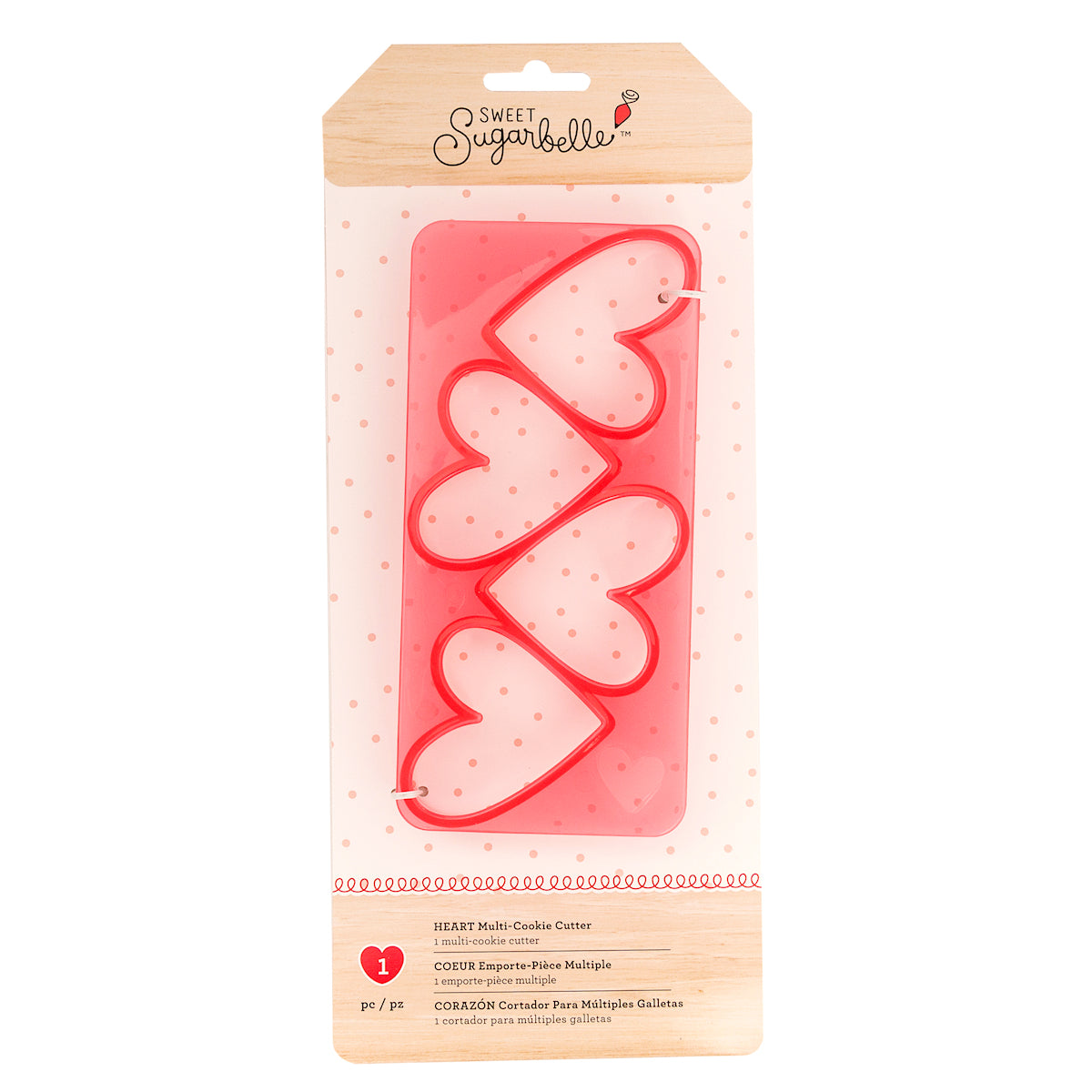 Sweet Sugarbelle Multi Heart Cookie Cutter | www.sprinklebeesweet.com
