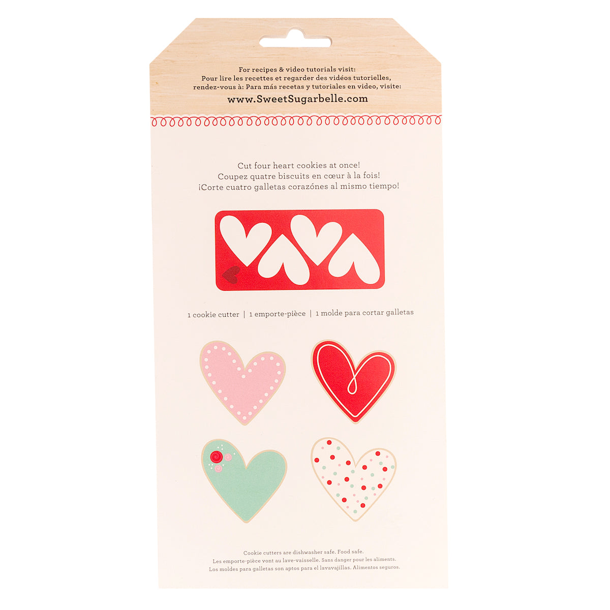 Sweet Sugarbelle Multi Heart Cookie Cutter | www.sprinklebeesweet.com
