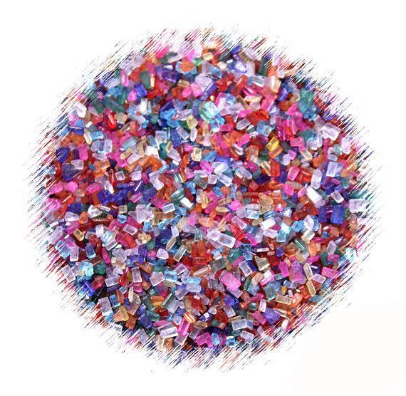 Multi Colored Sparkling Sugar Mix | www.sprinklebeesweet.com