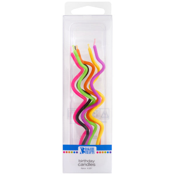 Groovy Neon Birthday Candles | www.sprinklebeesweet.com